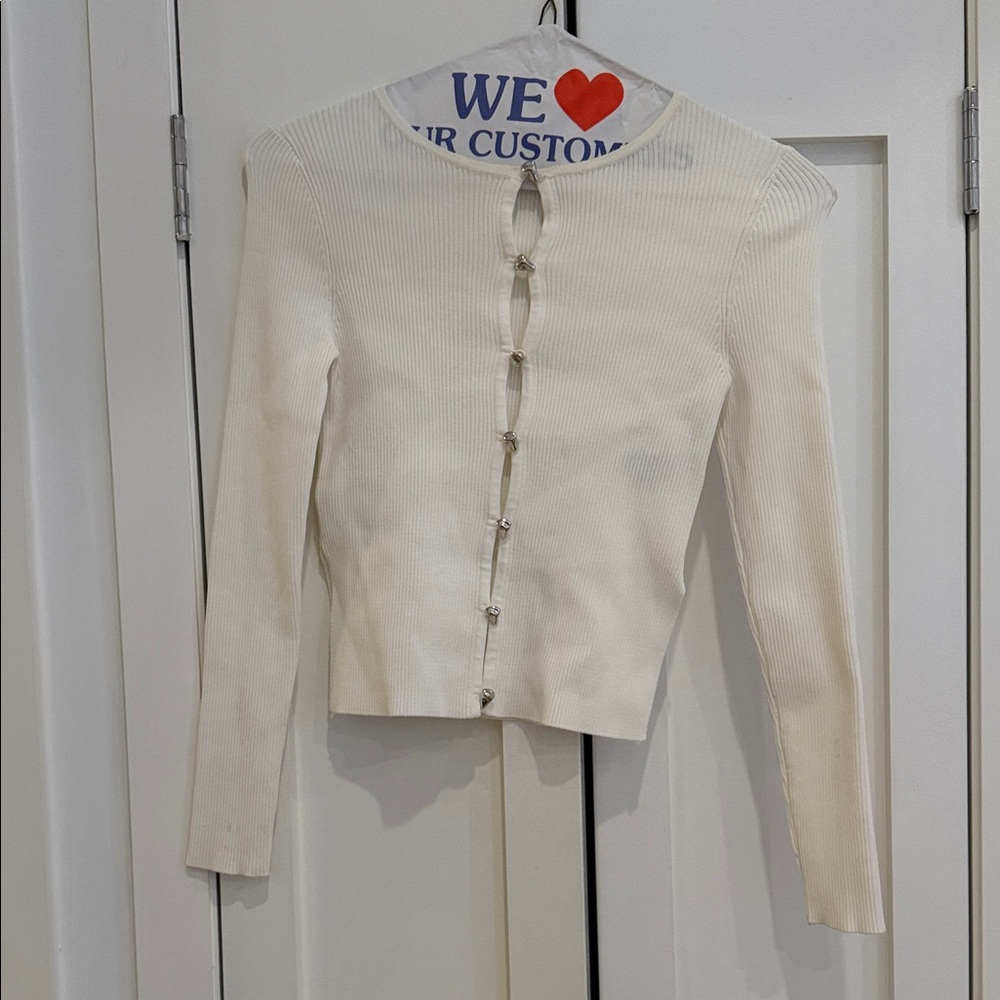 Zara ribbed cardigan